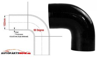ΚΟΛΑΡΟ ΣΙΛΙΚΟΝΗΣ Φ102 / 90° (ΜΟΙΡΕΣ) ΜΑΥΡΟ-thumb-4