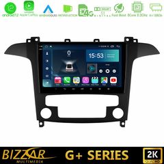 Bizzar G+ Series Ford S-Max 2006-2012 8core Android12 6+128GB Navigation Multimedia Tablet 9″