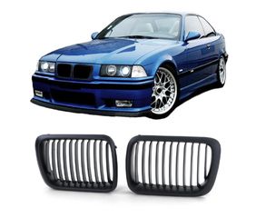 ΣΕΤ Μάσκες / Καρδιές Εμπρός BMW 3 (E36) Facelift (96-98) ~~Μαύρο Ματ~~