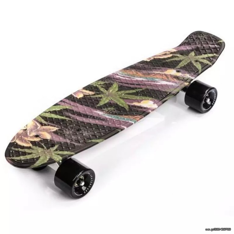 Skateboard -Waveboard 2025 Meteor Flowers Black 22606 skateboard