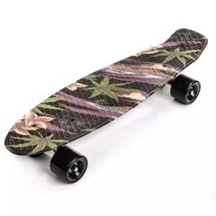 Ποδήλατο skateboard -waveboard '24 Meteor Flowers Black 22606 skateboard