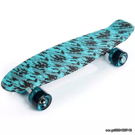 Bicycle skateboard -waveboard '24 Meteor Multicolor Skateboard 22609