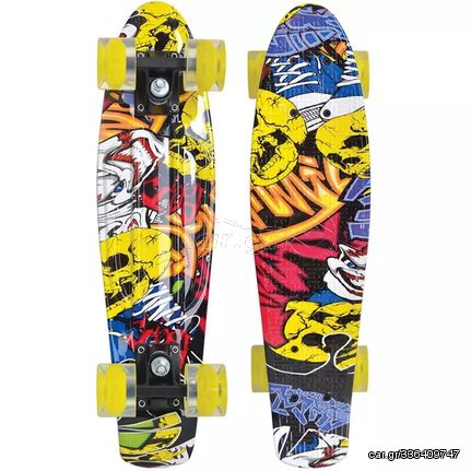 Bicycle skateboard -waveboard '24 Schildkrot Retro Party 510782 skateboard