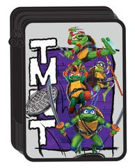 Κασετίνα γεμάτη διπλή GIM Ninja Turtles (334-26100)