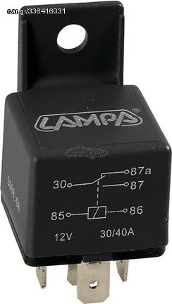 Lampa Ρελε 5 Επαφων 12V - 30A (UNIVERSAL) - (45501)