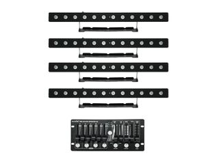 EUROLITE Set 4x LED PIX-12 HCL + Controller - Eurolite