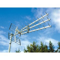 Mistral Triple MAXI UHF Antenna Μαύρη Εξωτερική Κεραία Τηλεόρασης(0324)