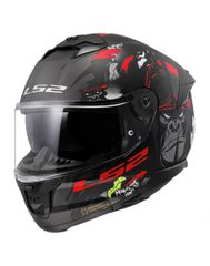 LS2 FF808 Stream II Angry Monkey Matt Black/Red