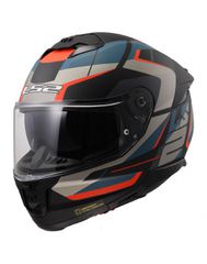 LS2 FF808 Stream II Road Matt Black/Grey/Blue/Red