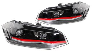 ΦΑΝΑΡΙΑ ΕΜΠΡΟΣ Full LED Headlights VW Polo AW MK6 (2018-2020) GTI DESIGN with Sequential Dynamic Turning Lights-thumb-5