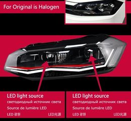 ΦΑΝΑΡΙΑ ΕΜΠΡΟΣ Full LED Headlights VW Polo AW MK6 (2018-2020) GTI DESIGN with Sequential Dynamic Turning Lights-thumb-7