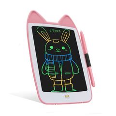 Ταμπλέτα γραφής CAT LCD 12 ιντσών Πρασινο/Ροζ Pink