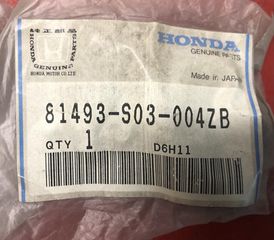 Κλιπς στερέωσης ζώνης Honda Civic 3dr '96 (81493S03004ZB) COVER, THROUGH ANCHOR