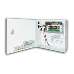 Τροφοδοτικό-κατανεμητής ZTH-1210B-09F για C.C.T.V. κάμερες με λειτουργία back up μπαταρίας (UPS) 12V 8.5A 9 καναλιών