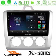 Cadence X Series Ford Focus Manual AC 8core Android12 4+64GB Navigation Multimedia 9″