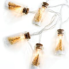 10 Led (5mm) Θερμά Λαμπάκια Glass Bottle White Tree (XJ10WW2A)