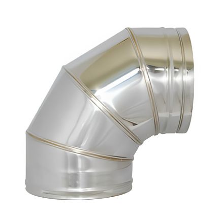 ΓΩΝΙΑ 90ο Φ200 0,4mm INOX 304CE TECHNOMETAL HELLAS