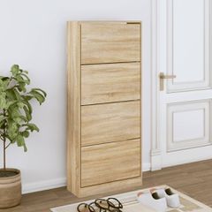 Παπουτσοθήκη Sonoma Δρυς 63x24x147 εκ. από Επεξεργασμένο Ξύλο 342543