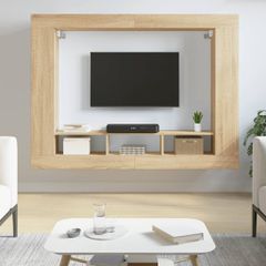 Έπιπλο Τηλεόρασης Sonoma Δρυς 152x22x113 εκ. Επεξεργασμένο Ξύλο 833724