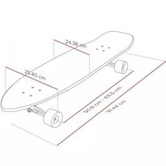 Skateboard -Waveboard 2025 Street Surfing Freeride Longboard 36 '' Board984-thumb-2