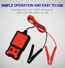 Automotive Electronic Relay Tester Car Battery Checker LED Indicator Light Universal 12V Car Relay Tester