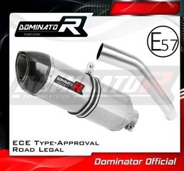 Dominator Εξάτμιση Τελικό HP1 S.Steel/Carbon End Kawasaki Z 750 2007 - 2012 Με Προδιαγραφές Θορύβου(Περιλαμβάνει Σιγαστήρα)