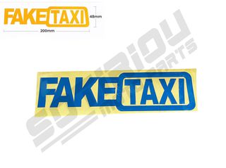 ΑΥΤΟΚΟΛΛΗΤΟ FAKETAXI ΜΠΛΕ