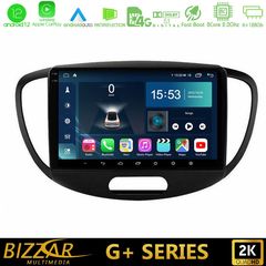 Bizzar G+ Series Hyundai i10 2008-2014 8core Android12 6+128GB Navigation Multimedia Tablet 9″