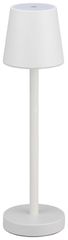 V-TAC Επιτραπέζιο Φωτιστικό 3W 70lm 180° IP20 Επαναφορτιζόμενο Touch Dimmable Φυσικό Λευκό Άσπρο Σώμα 10192