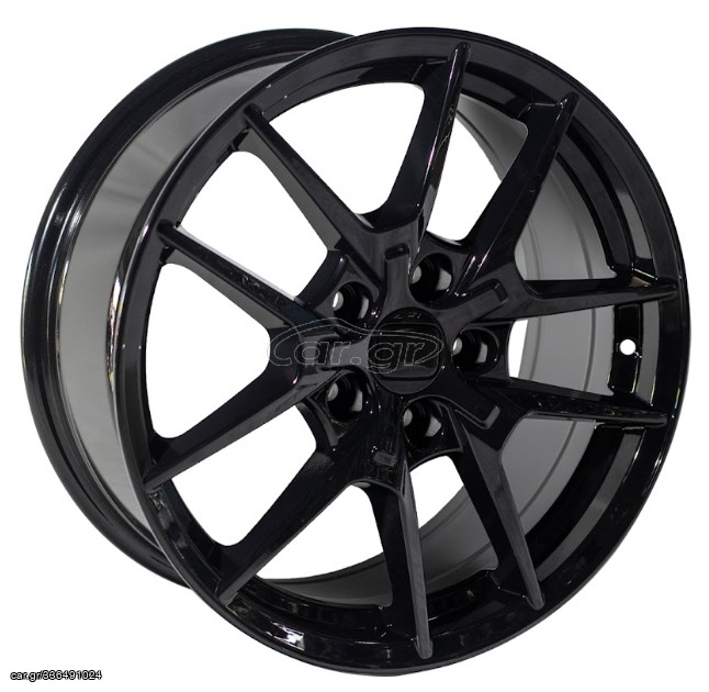 HONDA TYPE R STYLE ΖΑΝΤΕΣ ΚΑΙΝΟΥΡΓΙΕΣ ΣΕΤ 7Χ17 5Χ114,3Κ ΕΤ42 ΜΑΥΡΟ ΓΙΑΛΥΣΤΕΡΟ