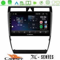 Cadence X Series Audi A6 (C5) 1997-2004 8core Android12 4+64GB Navigation Multimedia Tablet 9″