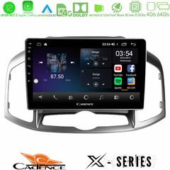 Cadence X Series Chevrolet Captiva 2012-2016 8Core Android12 4+64GB Navigation Multimedia Tablet 9″