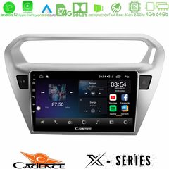 Cadence X Series Citroën C-Elysée / Peugeot 301 8Core Android12 4+64GB Navigation Multimedia Tablet 9″