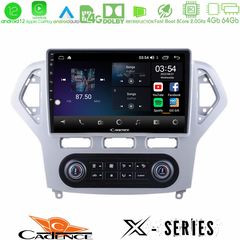 Cadence X Series Ford Mondeo 2007-2011 (Auto A/C) 8Core Android12 4+64GB Navigation Multimedia Tablet 9″