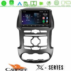 Cadence X Series Ford Ranger 2012-2016 8Core Android12 4+64GB Navigation Multimedia Tablet 9″