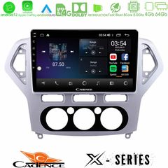 Cadence X Series Ford Mondeo 2007-2010 Manual A/C 8core Android12 4+64GB Navigation Multimedia Tablet 10″
