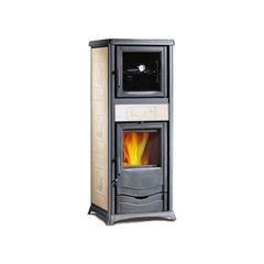 Σόμπα Ξύλου La Nordica με φούρνο Rossella Plus Forno EVO 9.1kW - Liberty Panna - Μπεζ