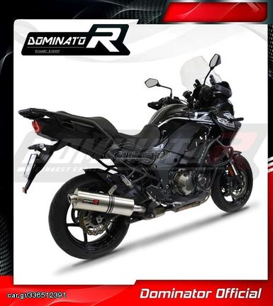 Dominator Εξάτμιση Τελικό Oval S.Steel Kawasaki Versys 1000 2019 - 2021  