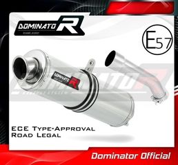 Dominator Εξάτμιση Τελικό Round S.Steel Kawasaki ZX10R 2004 - 2005 Με Προδιαγραφές Θορύβου(Περιλαμβάνει Σιγαστήρα)