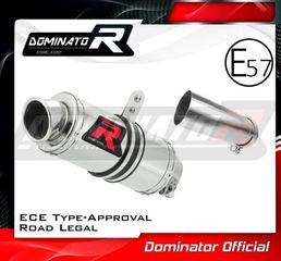 Dominator Εξάτμιση Τελικό GP1 S.Steel Kawasaki ZX10R  2011 - 2015 Με Προδιαγραφές Θορύβου(Περιλαμβάνει Σιγαστήρα)