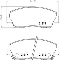 ΤΑΚΑΚΙΑ ΕΜ. DAIHATSU ROCKY-TAFT/MAZDA B-SERIE (MINTEX) WVA 21315-21316-21317