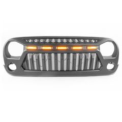 Jeep Wrangler (JK) 2007-2018 Μπροστά Μάσκα Με Led  ***ΛΑΔΑΣ4Χ4***