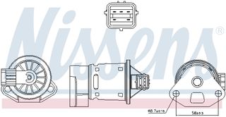 Βαλβίδα AGR CHEVROLET LACETTI, NUBIRA, REZZO; DAEWOO LACETTI, NUBIRA, TACUMA / REZZO 1.4-2.0 05.97-