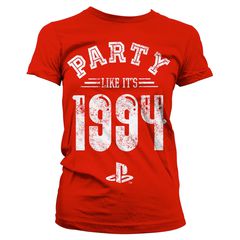 PLAYSTATION - T-Shirt Party Like It's 1994 - GIRL Red (XXL)