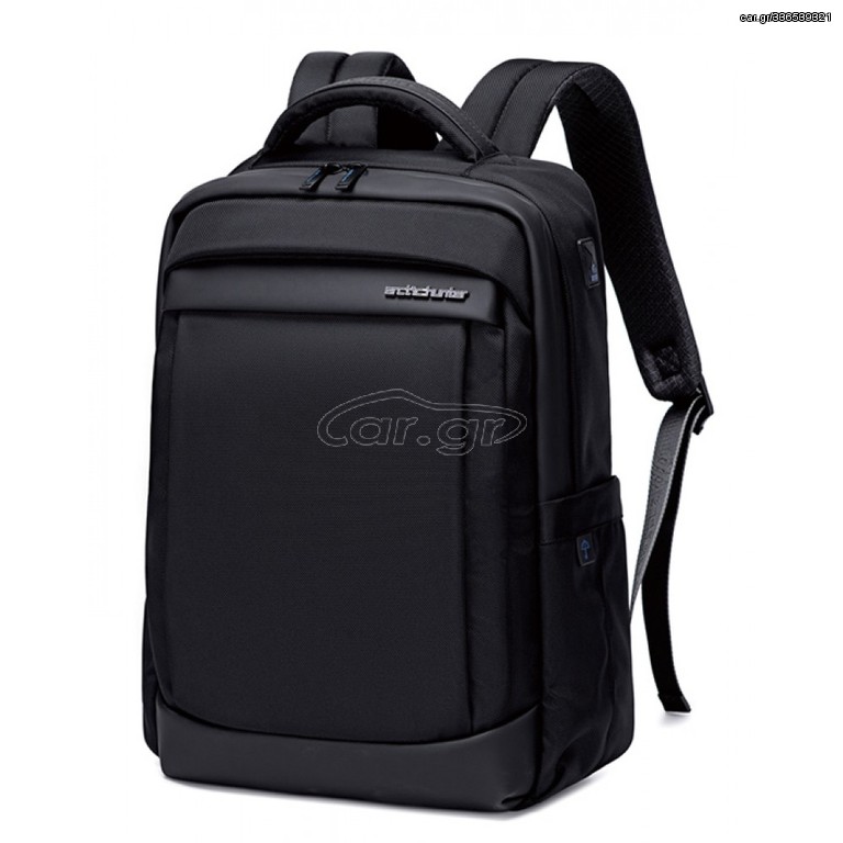 Car gr ARCTIC HUNTER τσάντα πλάτης B00478 με θήκη laptop 15 6 18L μαύρη