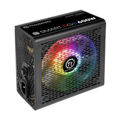 THERMALTAKE τροφοδοτικό PC Smart RGB, 600W, 80 Plus Standard, Active PFC