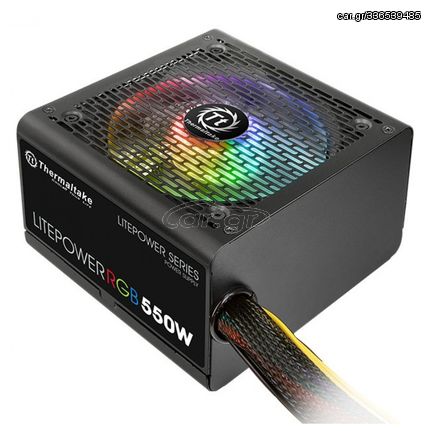 THERMALTAKE τροφοδοτικό PC Litepower RGB, 550W, Non Modular, Active PFC