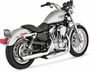 Κωδ.278315 VANCE - HINES τελικά εξάτμισης Twin Slash Bologna Round 16839 για Harley Davidson XL 1200 C 04-13 τηλ.215-215-8211