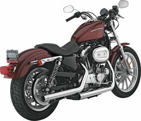 Κωδ.278370 VANCE - HINES τελικά εξάτμισης Straightshots Round Staggered Straight-Cut 16819 για Harley Davidson XL 1200 C 04-13 τηλ.215-215-8211