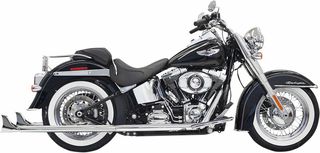 Κωδ.278505 Bassani ολόσωμη εξάτμιση 2σε2 Fishtail Duals Straight 1S66E-36 για Harley Davidson FLSTC 1690 ABS 12-17 / Harley Davidson FLSTFB 1690 ABS 12-17 χρώμι τηλ.215-215-8211